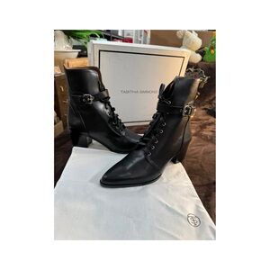 Tabitha Simmons Black Women's Ankle Boots size 39/8